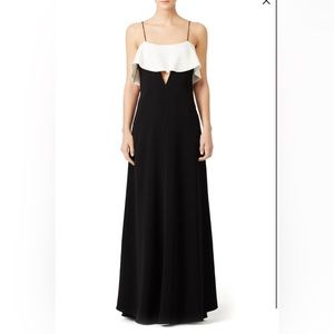 Jill Stuart White Ruffle Gown